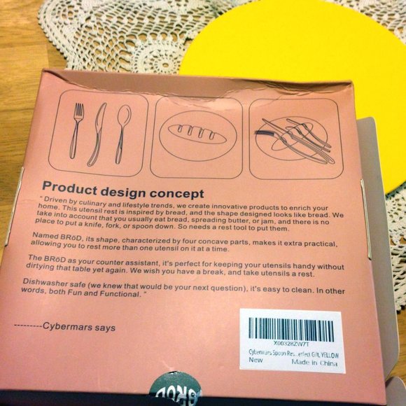 Spoon Rest, new in opened box, Cybermars silicone - Picture 6 of 6